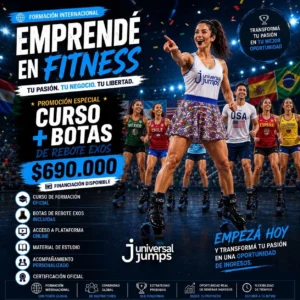 CERTIFICACION OFICIAL + BOTA DE REBOTE - UNIVERSAL JUMPS